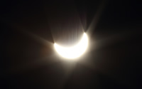 Sonnenfinsternis 20.03.2015.
Aufgenommen ohne Filter.